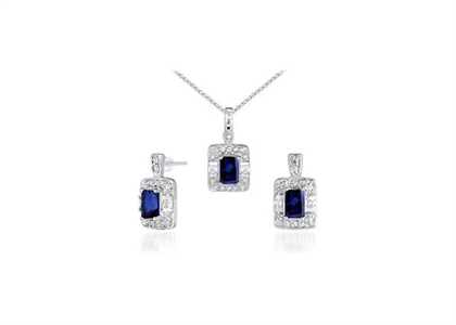 White Gold Plated | Fashion Pendant Sets